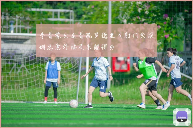 李哥蒙头龙哥跪罗德里戈射门失误姆总意外插足未能得分